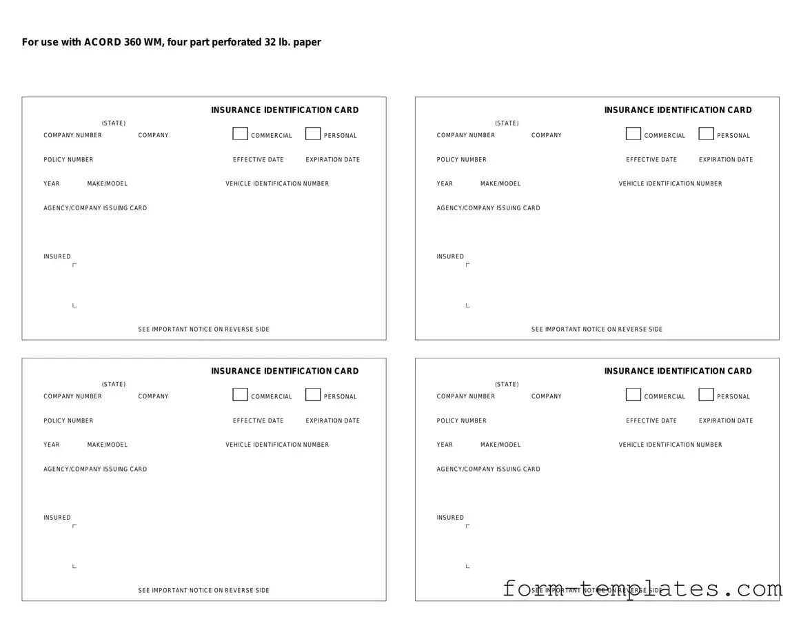 Fill Out a Valid Acord 50 WM Template