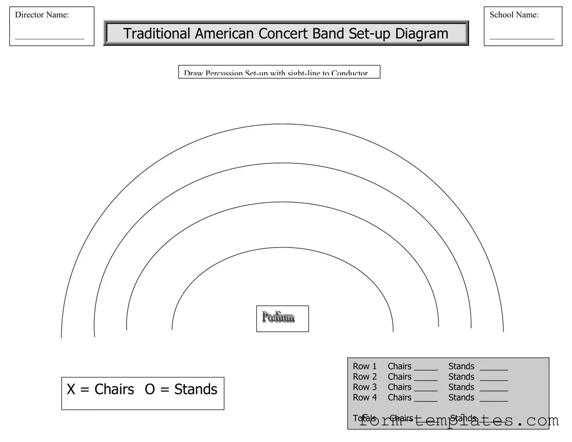 Fill Out a Valid Band Seating Chart Template