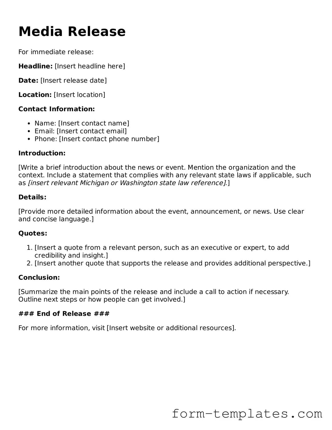 Attorney-Approved Media Release Document