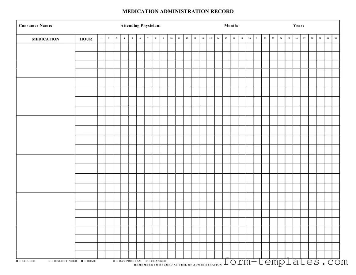Fill Out a Valid Medication Administration Record Sheet Template