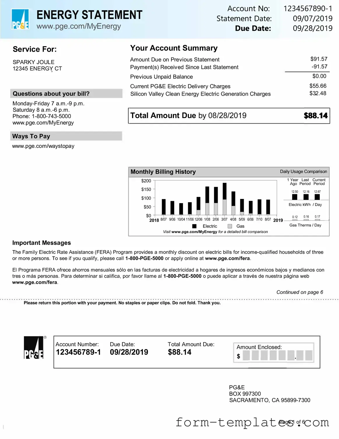 Fill Out a Valid Utility Bill Template