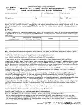 Fill Out a Valid 14653 Template
