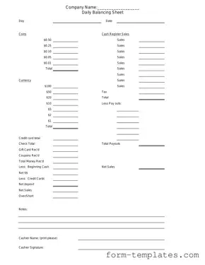 Fill Out a Valid Cash Drawer Count Sheet Template