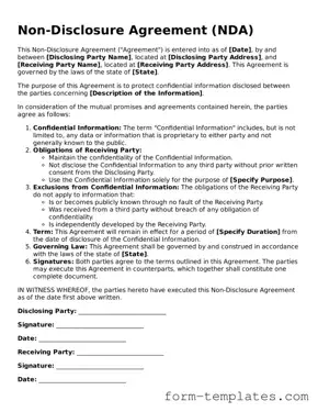 Attorney-Approved Non-disclosure Agreement Document