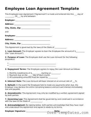 Attorney-Approved Employee Loan Agreement Document