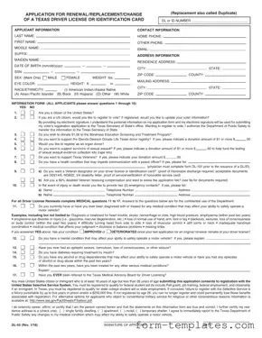 Fill Out a Valid DL-43 Template