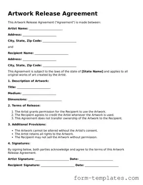 Attorney-Approved Artwork Release Document