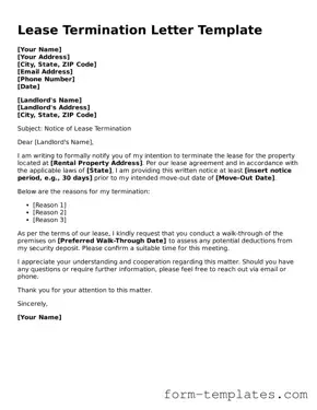 Attorney-Approved Lease Termination Letter Document