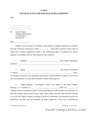 Fill Out a Valid Letter To Purchase Land Template