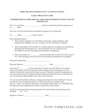Fill Out a Valid Miscarriage Discharge Paper Template