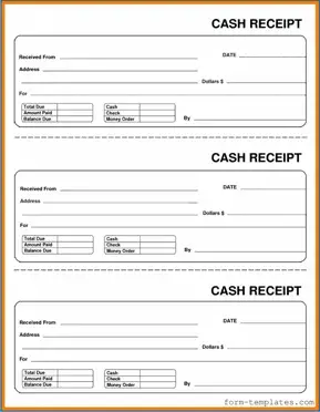 Fill Out a Valid Cash Receipt Template