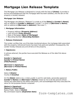 Attorney-Approved Mortgage Lien Release Document