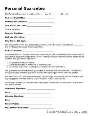 Attorney-Approved Personal Guarantee Document