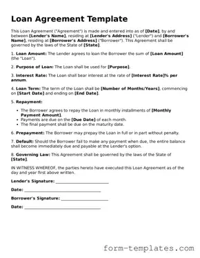 Attorney-Approved Loan Agreement Document