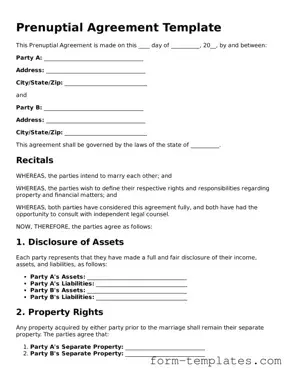 Attorney-Approved Prenuptial Agreement Document