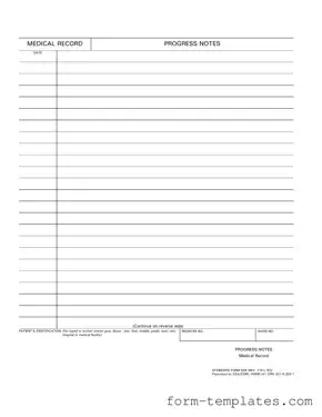 Fill Out a Valid Progress Notes Template