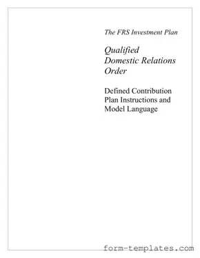 Fill Out a Valid Qdro Template