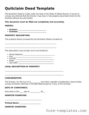 Attorney-Approved Quitclaim Deed Document