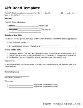 Attorney-Approved Gift Deed Document