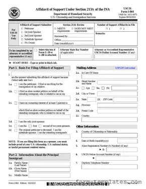 Fill Out a Valid USCIS I-864 Template
