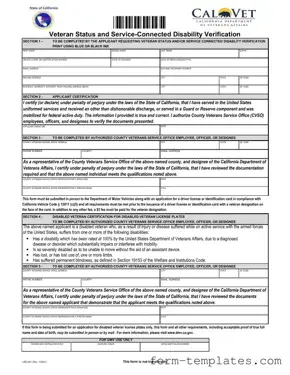 Fill Out a Valid Vsd 001 Template